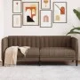 Zweiplätziges Sofa aus braunem Wildleder-Imitat von vidaXL, Sofas - Ref: Foro24-372612, Preis: 266,65 €, Rabatt: %