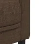 Zweiplätziges Sofa aus braunem Wildleder-Imitat von vidaXL, Sofas - Ref: Foro24-372612, Preis: 266,65 €, Rabatt: %