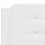 Estructura de cama con luces LED cuero PE blanco 160x200 cm de vidaXL, Camas y somieres - Ref: Foro24-3214118, Precio: 200,81...