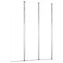 Shower screens 2 units clear tempered glass 104x130 cm by vidaXL, shower doors - Ref: Foro24-146228, Price: 250,57 €, Discoun...