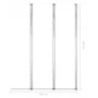 Shower screens 2 units clear tempered glass 104x130 cm by vidaXL, shower doors - Ref: Foro24-146228, Price: 250,57 €, Discoun...