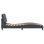 Estructura cama con cabecero terciopelo gris oscuro 100x200 cm de vidaXL, Camas y somieres - Ref: Foro24-3207906, Precio: 156...