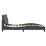 Dark gray velvet bed frame with headboard 120x200 cm by vidaXL, Beds and slatted bases - Ref: Foro24-3207912, Price: 174,48 €...