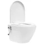Spülrandloses Wand-WC mit weißer Keramik-Bidetfunktion von vidaXL, Badezimmer - Ref: Foro24-145781, Preis: 206,97 €, Rabatt: %
