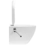 Spülrandloses Wand-WC mit weißer Keramik-Bidetfunktion von vidaXL, Badezimmer - Ref: Foro24-145781, Preis: 206,97 €, Rabatt: %
