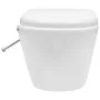 Spülrandloses Wand-WC mit weißer Keramik-Bidetfunktion von vidaXL, Badezimmer - Ref: Foro24-145781, Preis: 206,97 €, Rabatt: %