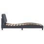 Estructura cama con luces LED terciopelo gris oscuro 100x200 cm de vidaXL, Camas y somieres - Ref: Foro24-3213838, Precio: 16...