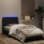 Estructura de cama con luces LED terciopelo negro 90x200 cm de vidaXL, Camas y somieres - Ref: Foro24-3213833, Precio: 166,10...