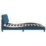 Estructura de cama con luces LED terciopelo azul 180x200 cm de vidaXL, Camas y somieres - Ref: Foro24-3213871, Precio: 246,50...