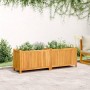 Jardinera con forro madera maciza de acacia 153x38,5x50 cm de vidaXL, Maceteros y jardineras - Ref: Foro24-366442, Precio: 19...
