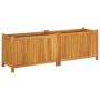 Jardinera con forro madera maciza de acacia 153x38,5x50 cm de vidaXL, Maceteros y jardineras - Ref: Foro24-366442, Precio: 19...