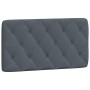 Cama con colchón terciopelo gris oscuro 100x200 cm de vidaXL, Camas y somieres - Ref: Foro24-3208641, Precio: 305,32 €, Descu...