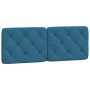 Cama con colchón terciopelo azul 140x200 cm de vidaXL, Camas y somieres - Ref: Foro24-3208662, Precio: 407,03 €, Descuento: %