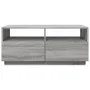 Mesa de centro con luces LED gris Sonoma 90x49x40 cm by vidaXL, Coffee table - Ref: Foro24-839838, Price: 101,26 €, Discount: %
