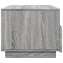 Mesa de centro con luces LED gris Sonoma 90x49x40 cm de vidaXL, Mesas de centro - Ref: Foro24-839838, Precio: 102,83 €, Descu...