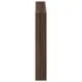 Oak brown LED bed headboard 100x17x102 cm by vidaXL, Headboards and footboards - Ref: Foro24-839195, Price: 78,60 €, Discount: %