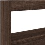 Cabecero de cama con luz LED marrón roble 100x17x102 cm de vidaXL, Cabeceros y pies de cama - Ref: Foro24-839195, Precio: 79,...