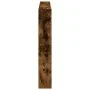 Headboard with LED light smoked oak 160x17x102 cm by vidaXL, Headboards and footboards - Ref: Foro24-839207, Price: 92,31 €, ...