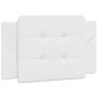 Cabecero de cama acolchado cuero sintético blanco 80 cm de vidaXL, Cabeceros y pies de cama - Ref: Foro24-374830, Precio: 30,...