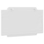 Cabecero de cama acolchado cuero sintético blanco 80 cm de vidaXL, Cabeceros y pies de cama - Ref: Foro24-374830, Precio: 30,...