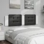 Gepolstertes Kopfteil Kunstleder schwarz weiß 180 cm von vidaXL, Kopf- und Fußteile - Ref: Foro24-374879, Preis: 46,40 €, Rab...