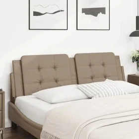 Gepolstertes Bettkopfteil aus Cappuccino-Kunstleder, 160 cm von vidaXL, Kopf- und Fußteile - Ref: Foro24-374870, Preis: 47,78...