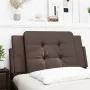 Brown synthetic leather padded bed headboard 100 cm by vidaXL, Headboards and footboards - Ref: Foro24-374845, Price: 26,57 €...