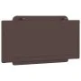 Brown synthetic leather padded bed headboard 100 cm by vidaXL, Headboards and footboards - Ref: Foro24-374845, Price: 26,57 €...