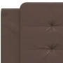Brown synthetic leather padded bed headboard 100 cm by vidaXL, Headboards and footboards - Ref: Foro24-374845, Price: 26,57 €...