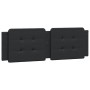 Cabecero de cama acolchado cuero sintético negro 160 cm de vidaXL, Cabeceros y pies de cama - Ref: Foro24-374866, Precio: 47,...