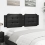 Cabecero de cama acolchado cuero sintético negro 160 cm de vidaXL, Cabeceros y pies de cama - Ref: Foro24-374866, Precio: 47,...