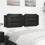 Gepolstertes Bettkopfteil aus schwarzem Kunstleder, 160 cm von vidaXL, Kopf- und Fußteile - Ref: Foro24-374866, Preis: 44,08 ...