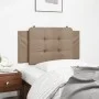 Cappuccino synthetic leather padded bed headboard 100 cm by vidaXL, Headboards and footboards - Ref: Foro24-374847, Price: 28...