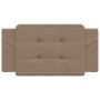 Cabecero de cama acolchado cuero sintético capuchino 100 cm de vidaXL, Cabeceros y pies de cama - Ref: Foro24-374847, Precio:...