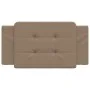 Cappuccino synthetic leather padded bed headboard 100 cm by vidaXL, Headboards and footboards - Ref: Foro24-374847, Price: 28...