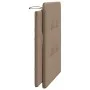 Cappuccino synthetic leather padded bed headboard 100 cm by vidaXL, Headboards and footboards - Ref: Foro24-374847, Price: 28...