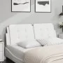 White synthetic leather padded bed headboard 120 cm by vidaXL, Headboards and footboards - Ref: Foro24-374851, Price: 41,65 €...