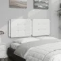 White synthetic leather padded bed headboard 120 cm by vidaXL, Headboards and footboards - Ref: Foro24-374851, Price: 41,65 €...