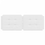 Cabecero de cama acolchado cuero sintético blanco 120 cm de vidaXL, Cabeceros y pies de cama - Ref: Foro24-374851, Precio: 42...