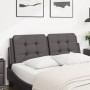 Cabecero de cama acolchado cuero sintético gris 120 cm de vidaXL, Cabeceros y pies de cama - Ref: Foro24-374853, Precio: 38,6...