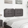 Cabecero de cama acolchado cuero sintético gris 120 cm de vidaXL, Cabeceros y pies de cama - Ref: Foro24-374853, Precio: 38,6...