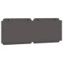 Cabecero de cama acolchado cuero sintético gris 120 cm de vidaXL, Cabeceros y pies de cama - Ref: Foro24-374853, Precio: 38,6...