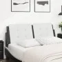 Weiß-schwarzes gepolstertes Bettkopfteil aus Kunstleder, 140 cm von vidaXL, Kopf- und Fußteile - Ref: Foro24-374864, Preis: 3...