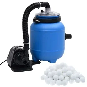 Bomba de filtro de piscina negra y azul 4 m³/h de vidaXL, Filtros para piscinas y spa - Ref: Foro24-92293, Precio: 181,48 €, ...