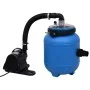 Black and blue pool filter pump 4 m³/h by vidaXL, Pool and spa filters - Ref: Foro24-92293, Price: 181,48 €, Discount: %