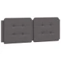 Bed frame with LED lights gray synthetic leather 140x200 cm by vidaXL, Beds and slatted bases - Ref: Foro24-3214113, Price: 1...