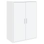Aparador de madera de ingeniería blanco 60x31x84 cm de vidaXL, Aparadores - Ref: Foro24-840485, Precio: 75,18 €, Descuento: %