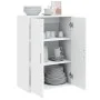 Aparador de madera de ingeniería blanco 60x31x84 cm de vidaXL, Aparadores - Ref: Foro24-840485, Precio: 73,63 €, Descuento: %