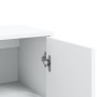 Aparador de madera de ingeniería blanco 60x31x84 cm de vidaXL, Aparadores - Ref: Foro24-840485, Precio: 75,18 €, Descuento: %