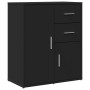 Aparador de madera de ingeniería negro 60x31x70 cm de vidaXL, Aparadores - Ref: Foro24-840479, Precio: 89,93 €, Descuento: %